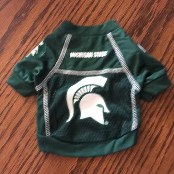 Michigan State Pet T-Shirt Medium New - Picture 1 of 4